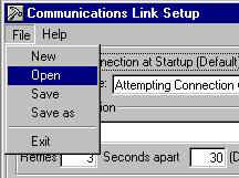 Click to view the full size Setup Screen